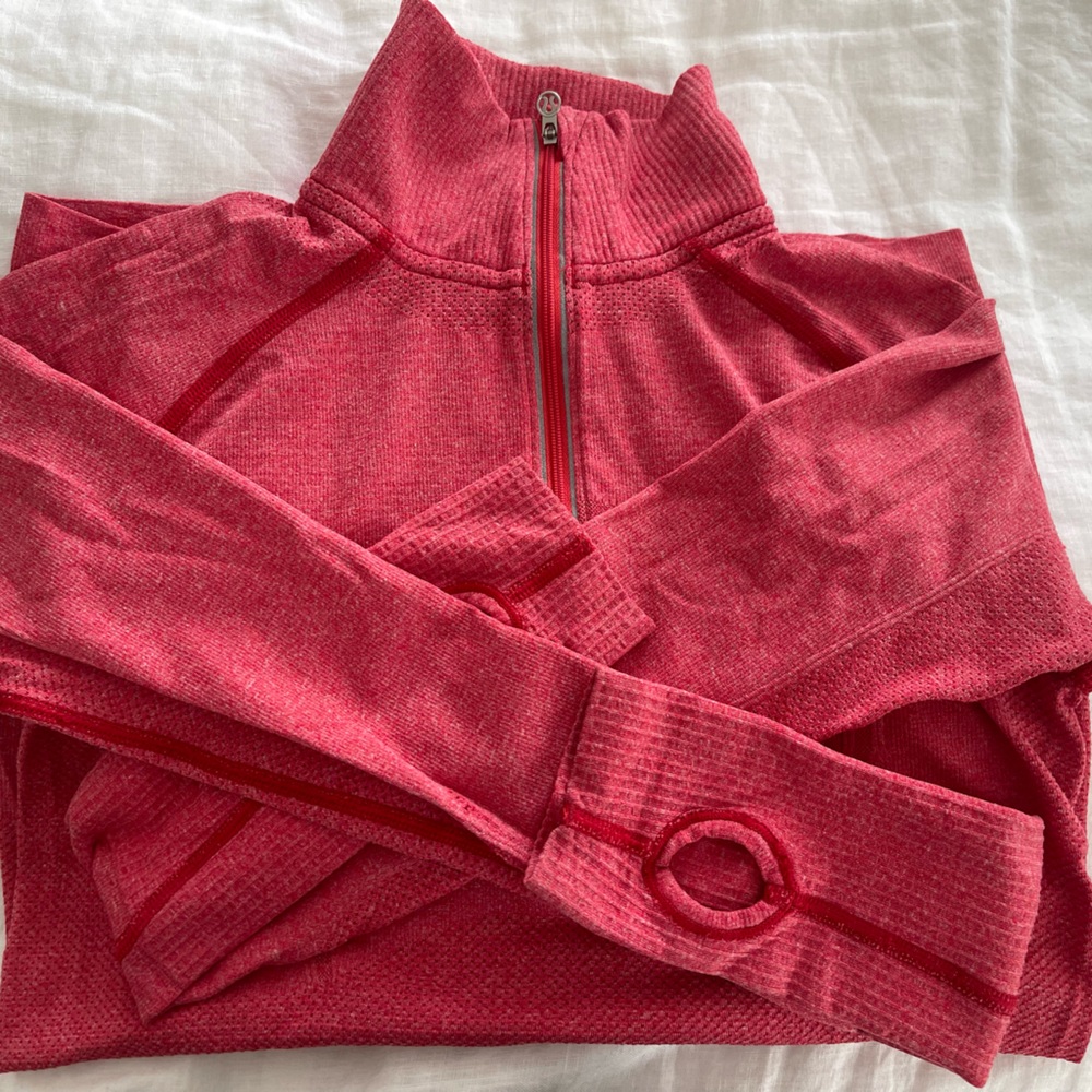 Lululemon half-zip long-sleeved top - small